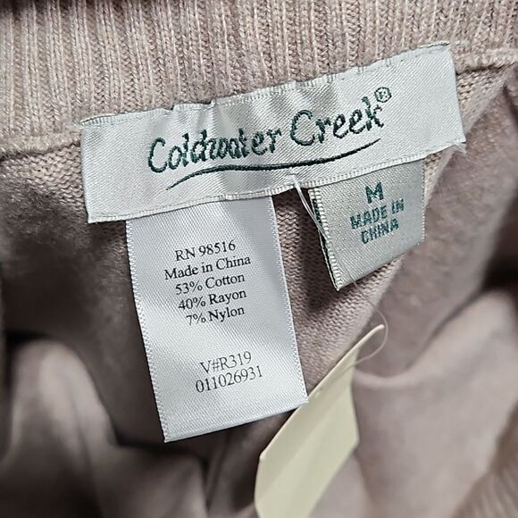 NWT Heather Taupe Pull On Elastic Tie Pant - Picture 4 of 6